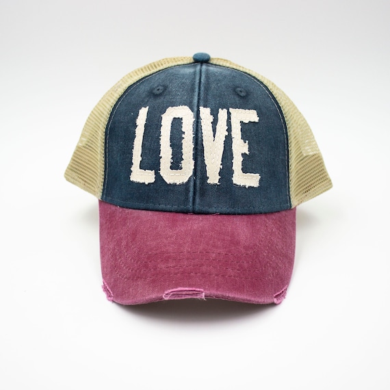 Tricolor LOVE Trucker Hat