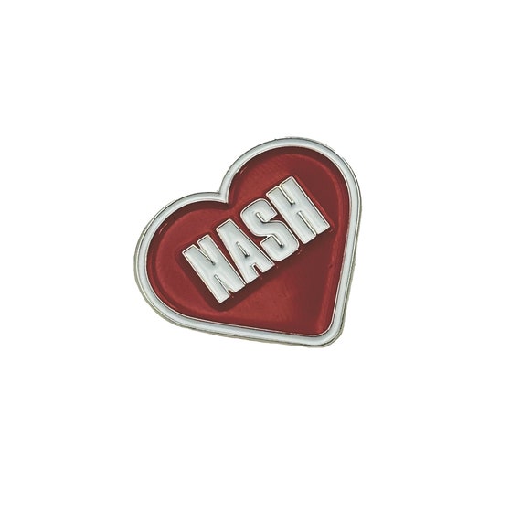 Nash Heart Soft Enamel Pin