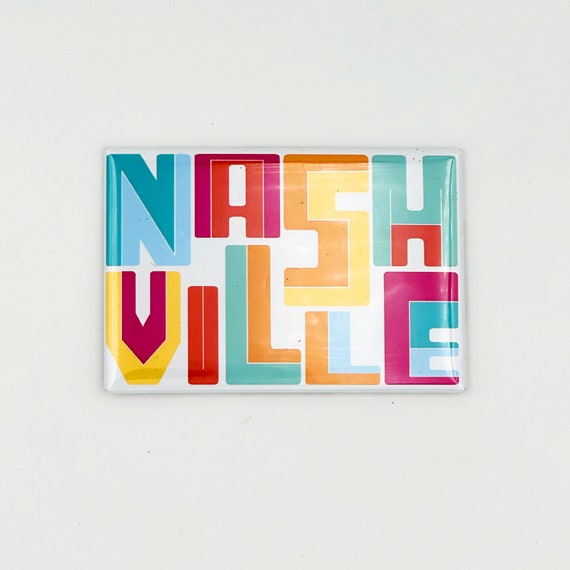 Colorful Nashville Magnet