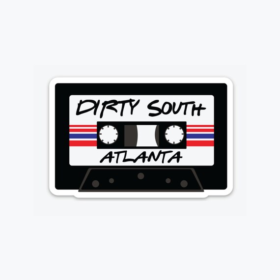 Dirty South Atlanta Cassette Sticker