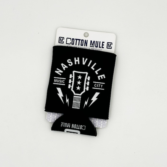 Music City Nashville Guitar Can Cooler
