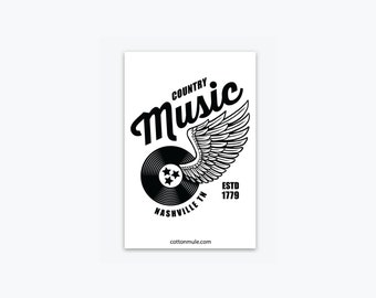 Music City Wings Sticker