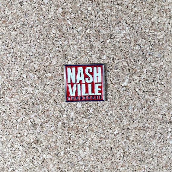 Soft Enamel Pin - Nashville Tennessee
