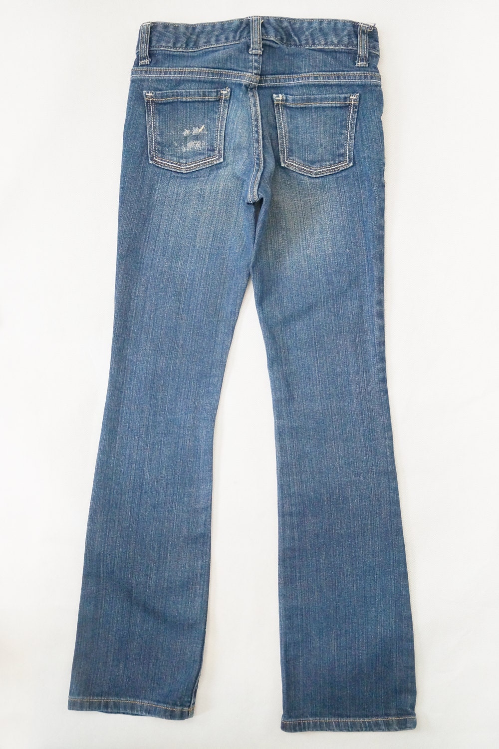 Girls Destroyed DENIM Distressed Jeans Size 10 Slim - Etsy