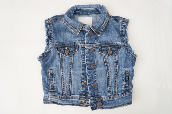 boys denim vest