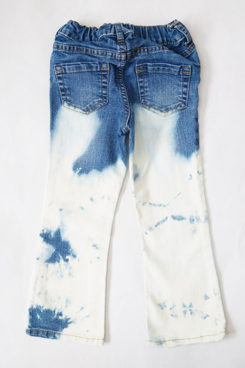 Toddler Girls DENIM Bleached Jeans Size 4T