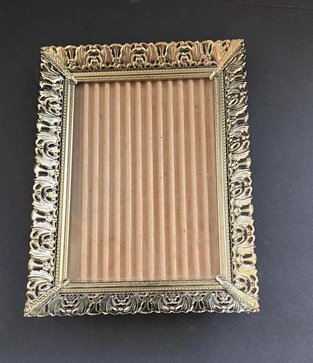 Vintage Ornate Gold Tone Picture Frame - Etsy