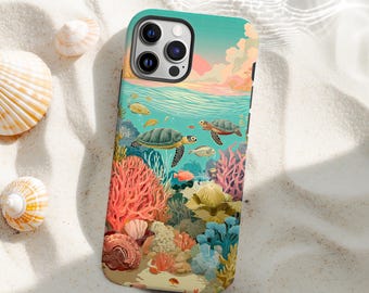 Sea Turtle Phone Case: Ocean Life, Coastal Vibes, Marine Protection