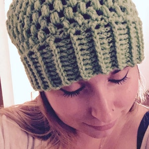 Simba Baby Boutique Puff Stitch Beanie Pattern