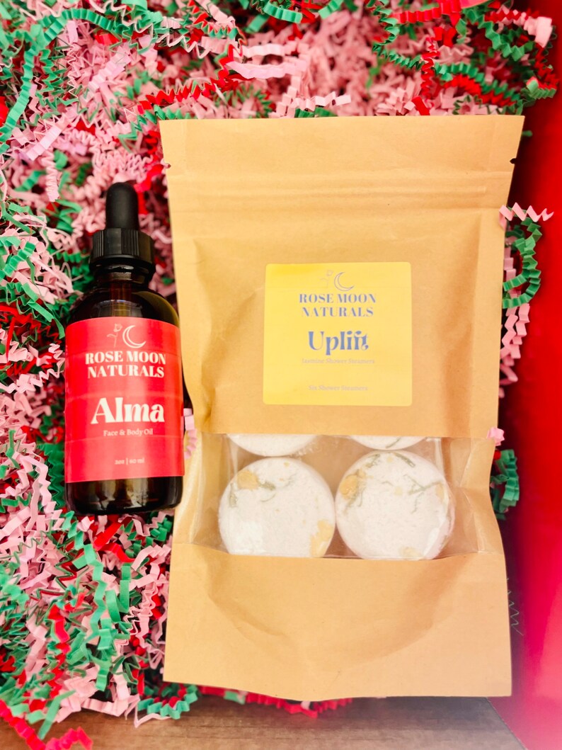 Holiday Spa Shower Kit at Home Spa Personalized Gift Etsy