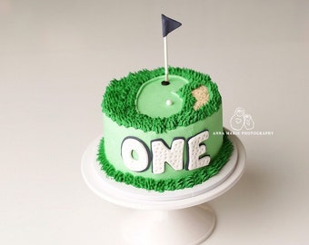 Fondant ONE Golf Letters