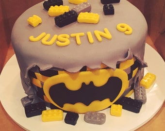 batman cake topper etsy