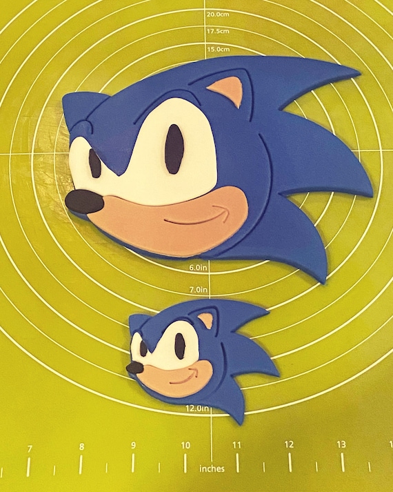 Sonic The Hedgehog Edible Cupcake Toppers (12 Images) Cake Image