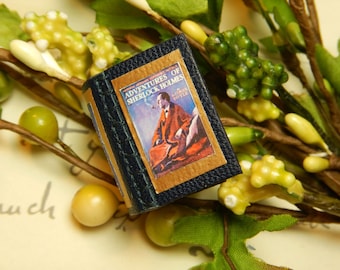 The Adventures of Sherlock Holmes Miniature Book: 12th Scale, Leather Bound Dollhouse Library