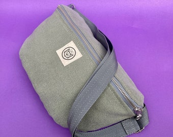 Unisex canvas bum bag - Athens