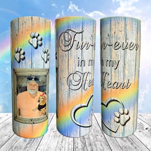 Customized Memorial Rainbow Bridge Tumbler
