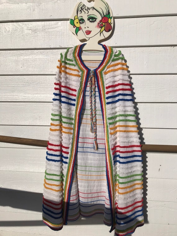 1930’s/40’s Chenille Rainbow Beach Cape