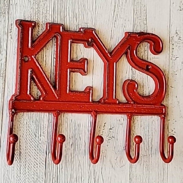 Industrial Key Holder for Wall Etsy