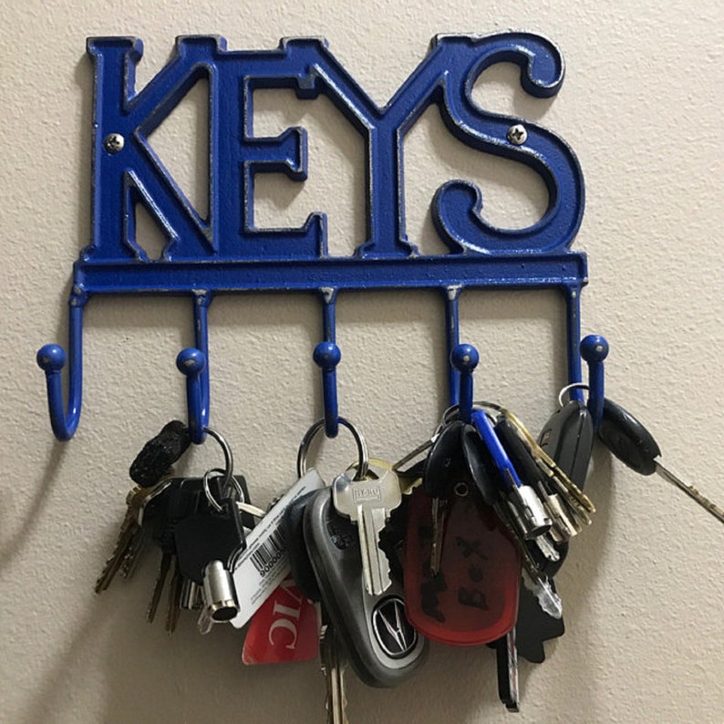 Rustic Key Holder / Key Hook / Entryway Key Hook / Rustic Home Etsy