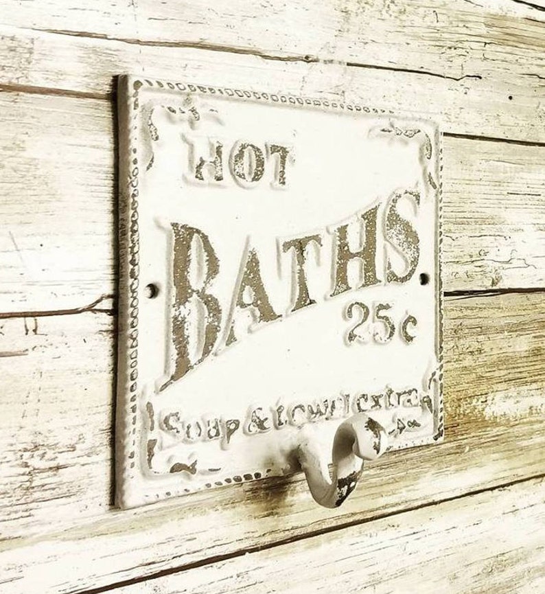 Rustic Bathroom Wall Decor Farmhouse Bathroom Decor Towel Etsy