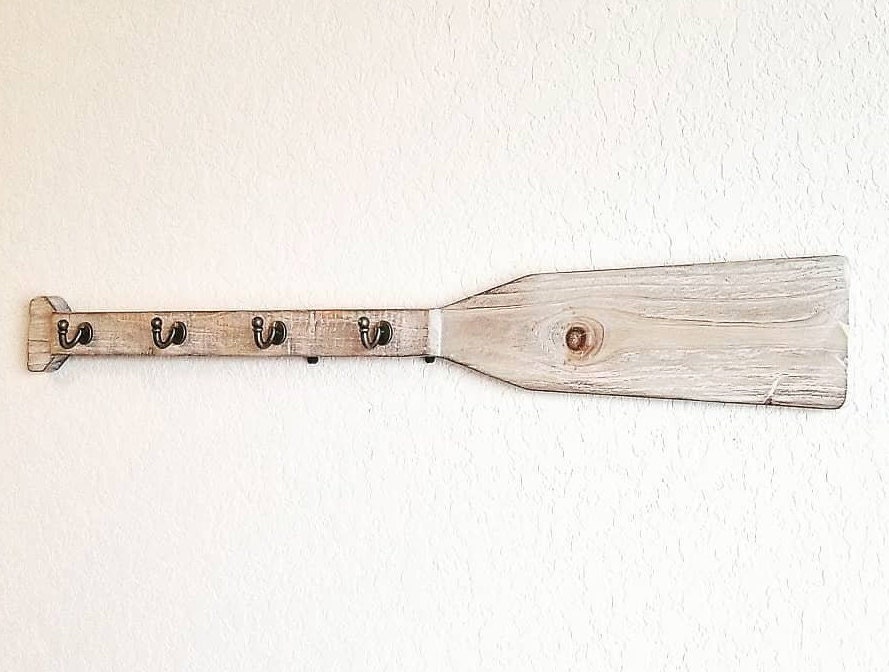 Large Wall Rack Boat Oar Wall Hanging Entryway Wall Hooks Etsy