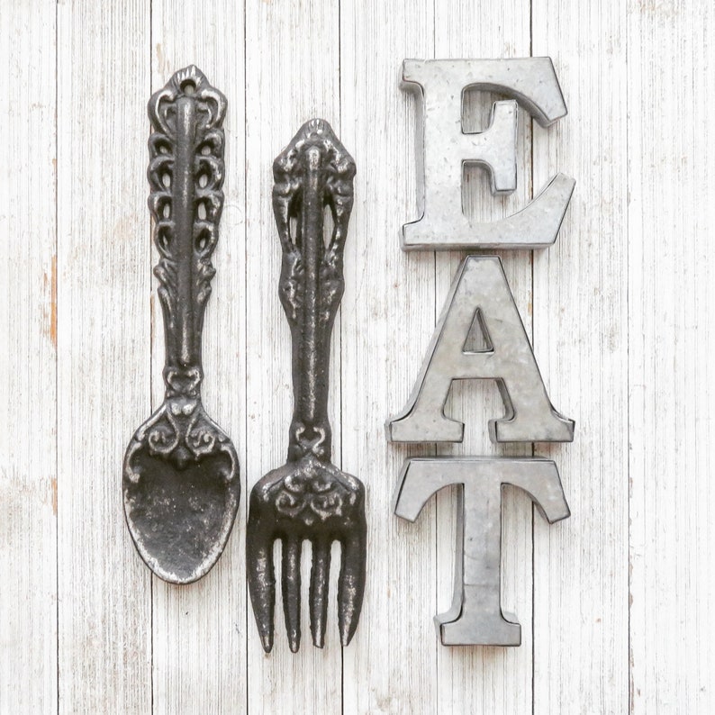 Kitchen Wall Decor Rustic Home Decor Kitchen Wall Art EAT Etsy