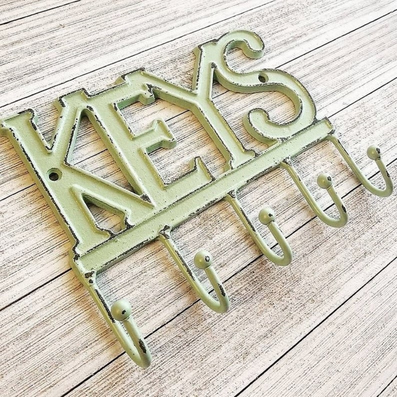 Rustic Key Holder / Key Hook / Entryway Key Hook / Rustic Home Etsy