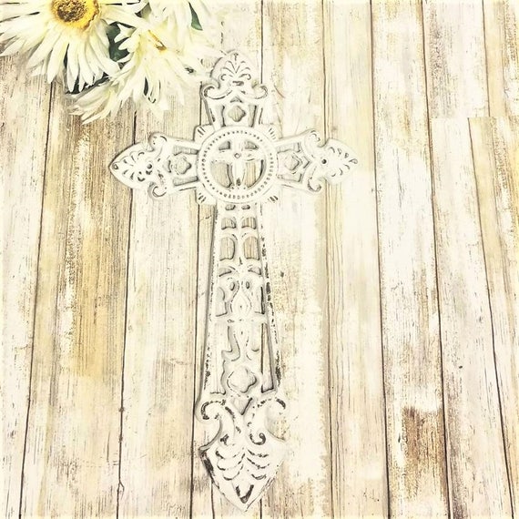 Large Wall Cross Decorative Wall Hanging Cross Religious Etsy