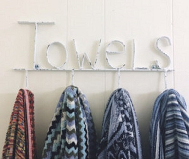 Towel Holder Towel Hooks Towel Rack Towel Ring Jewelry Etsy