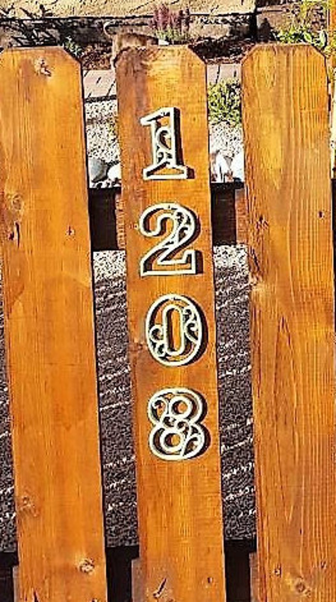 House Numbers Outdoor House Numbers Metal House Numbers Etsy