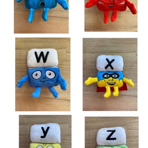 Alphablocks knuffels volledige set met 26 letters afbeelding 5