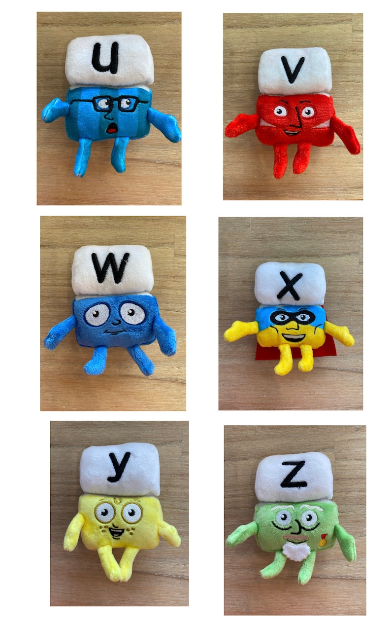 Alphablocks Plush Toys 26 letter full set image 5