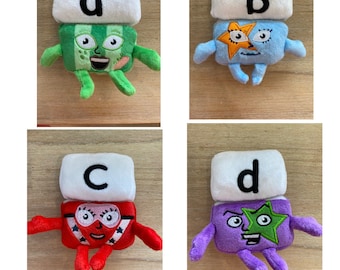 Peluche Alphablocks (una sola letra)