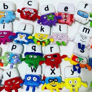 Alphablocks knuffels volledige set met 26 letters afbeelding 1