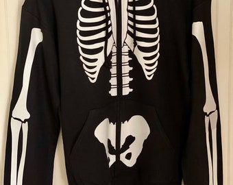 Skeleton Zip Up - Etsy