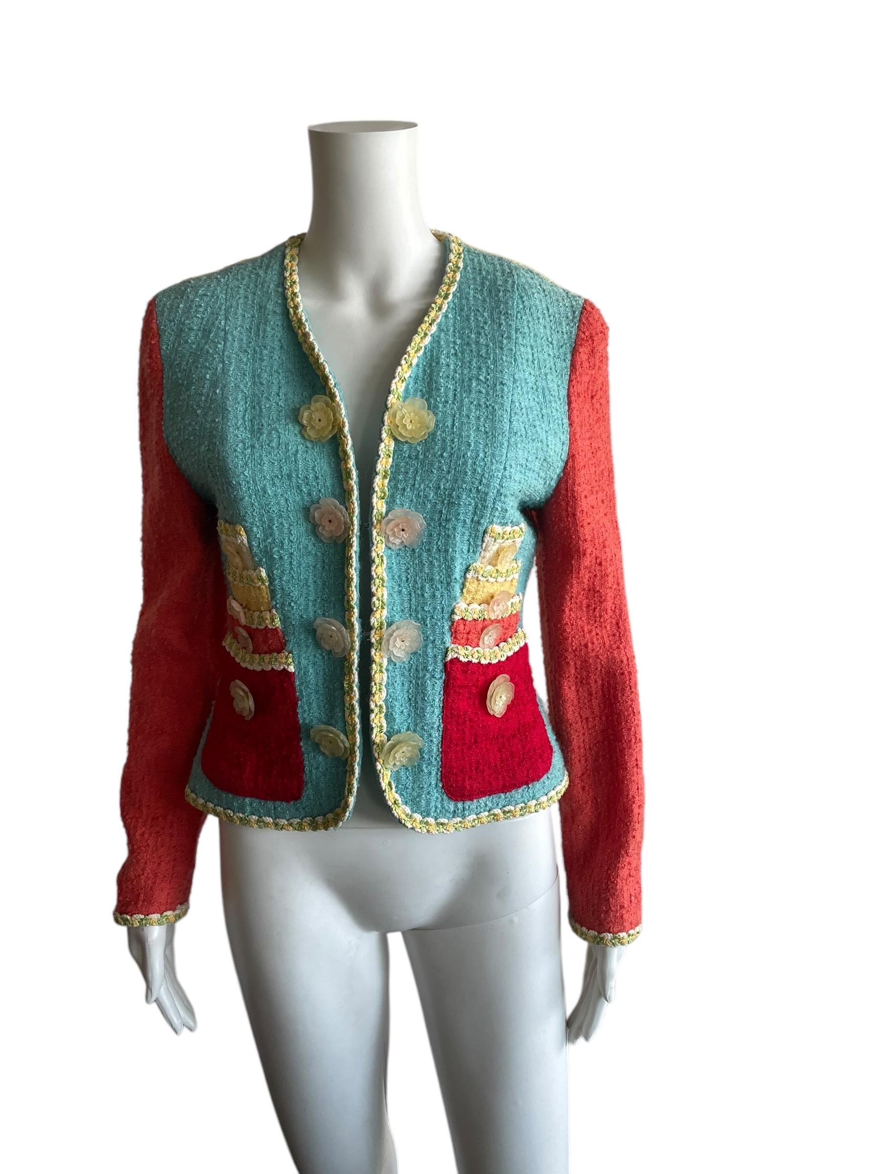 Iconic 90s Moschino Cheap and Chic the Cake Blazer XS / S Wool