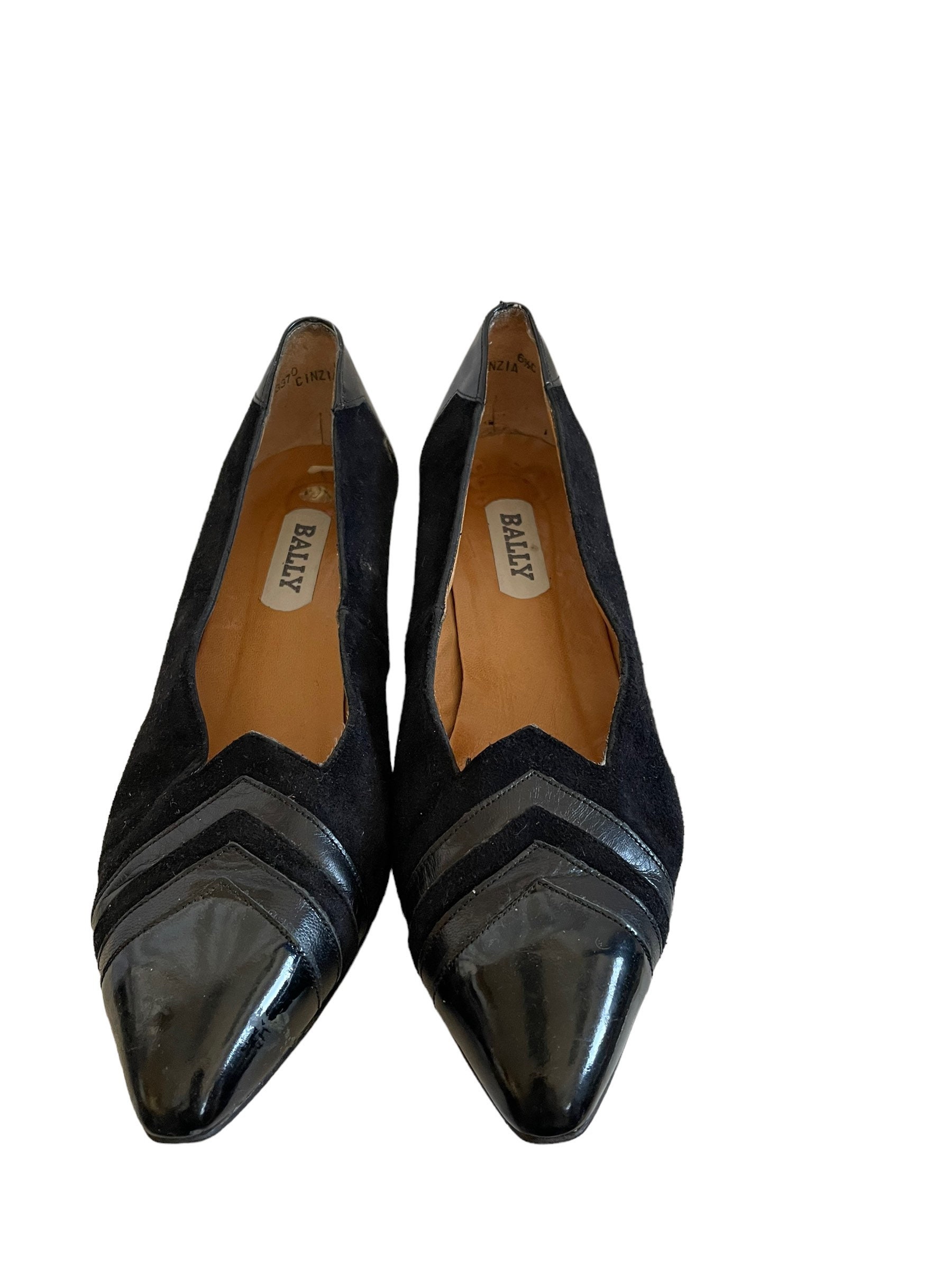 Suede bally cheap shoes 80's