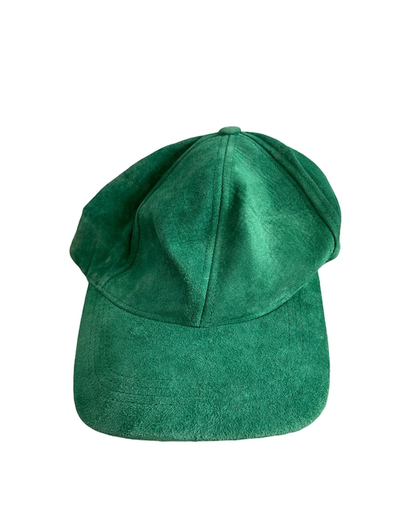Emstate by Winner Cap Custom Made Green Suede Cap , USA  display picture 2