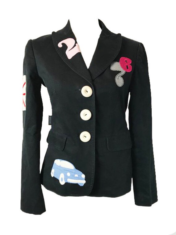 1990 RARE Moschino, Cheap & Chic cotton blazer / … - image 2