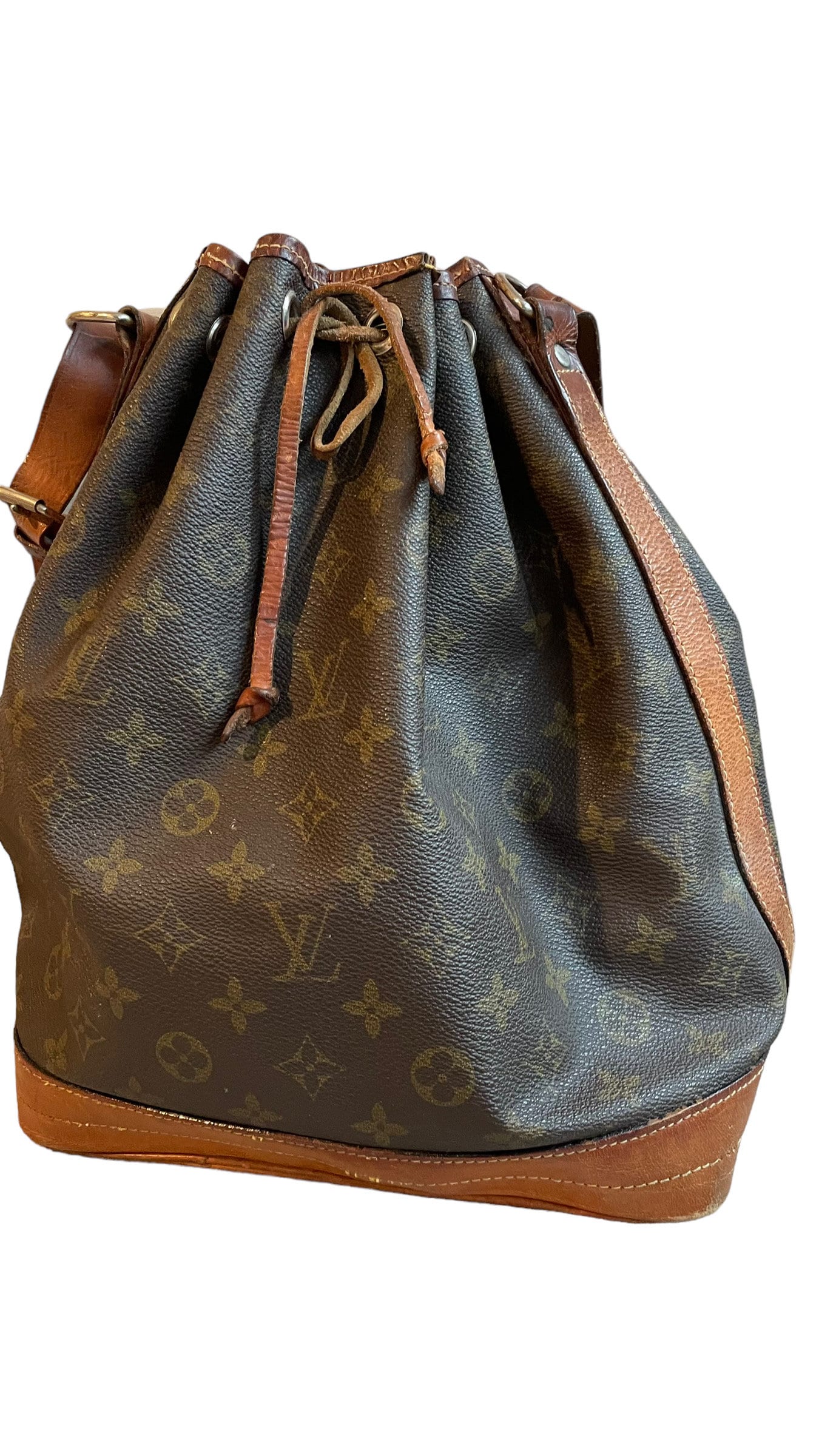 Louis Vuitton Noe Vintage Bucket Bag 70s Rare Gift for Her 
