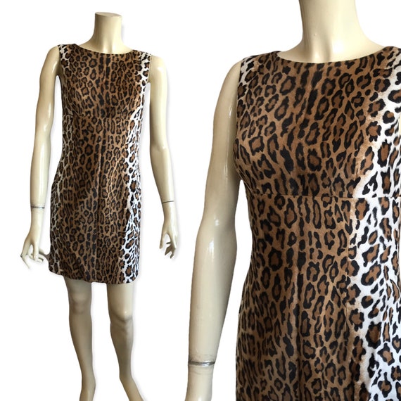Moschino Red Lion Minidress