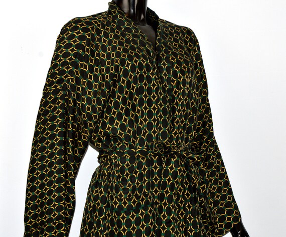 SOLD /1980 CHRISTIAN DIOR silk robe / dior silk /