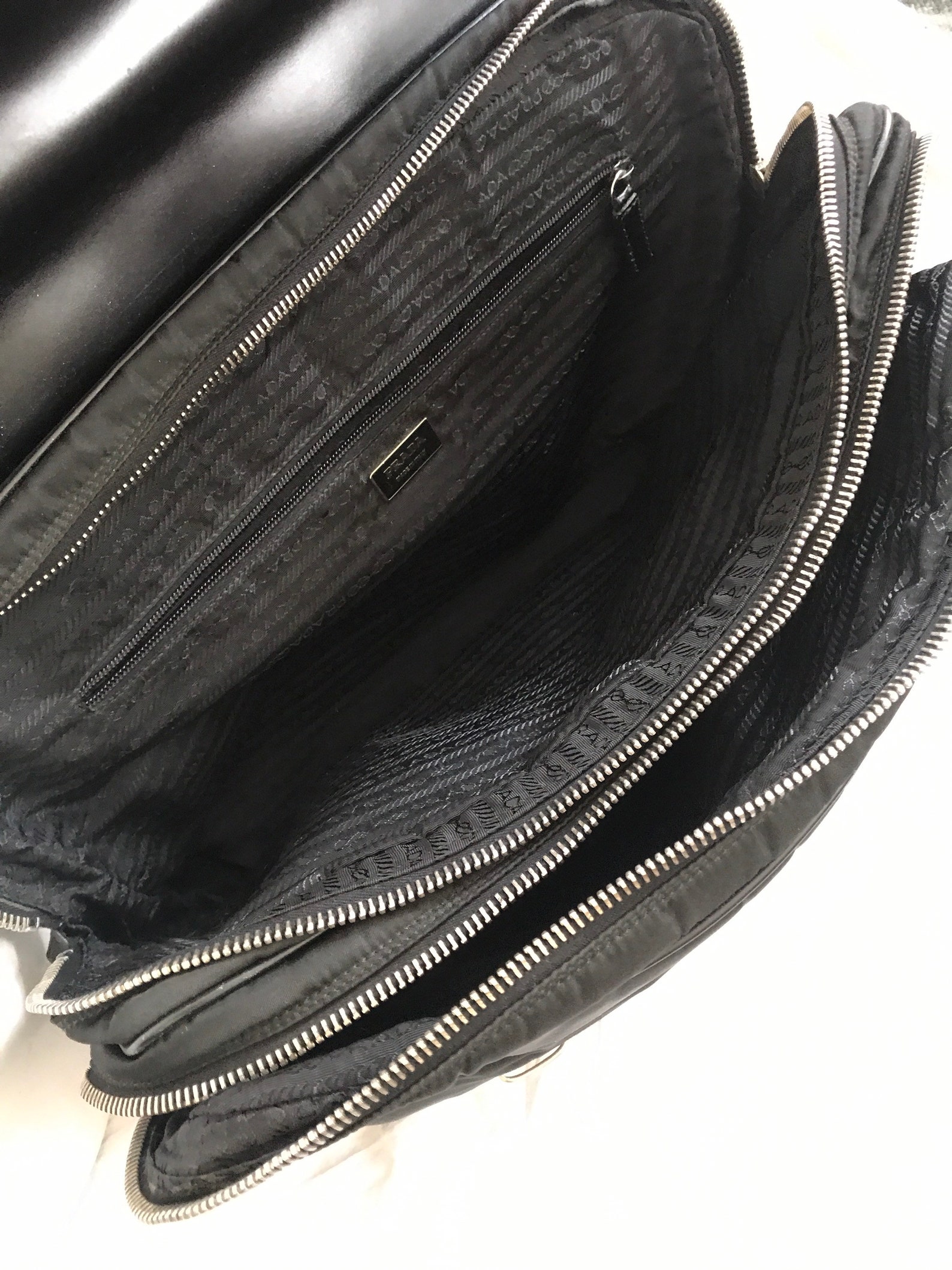 PRADA Vintage Messenger Bag , Prada Mens Documents Laptop Bag , Vegan