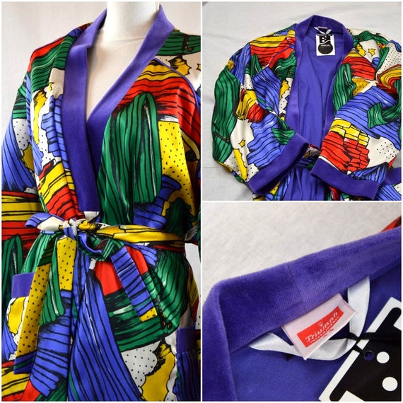 1980 TRIUMPH robe / triumph / long robe / cotton r