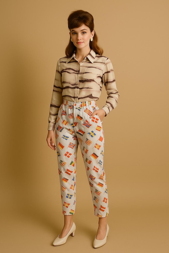 Moschino Cheap and Chic 90s Abstract Pattern Shirt - Etsy