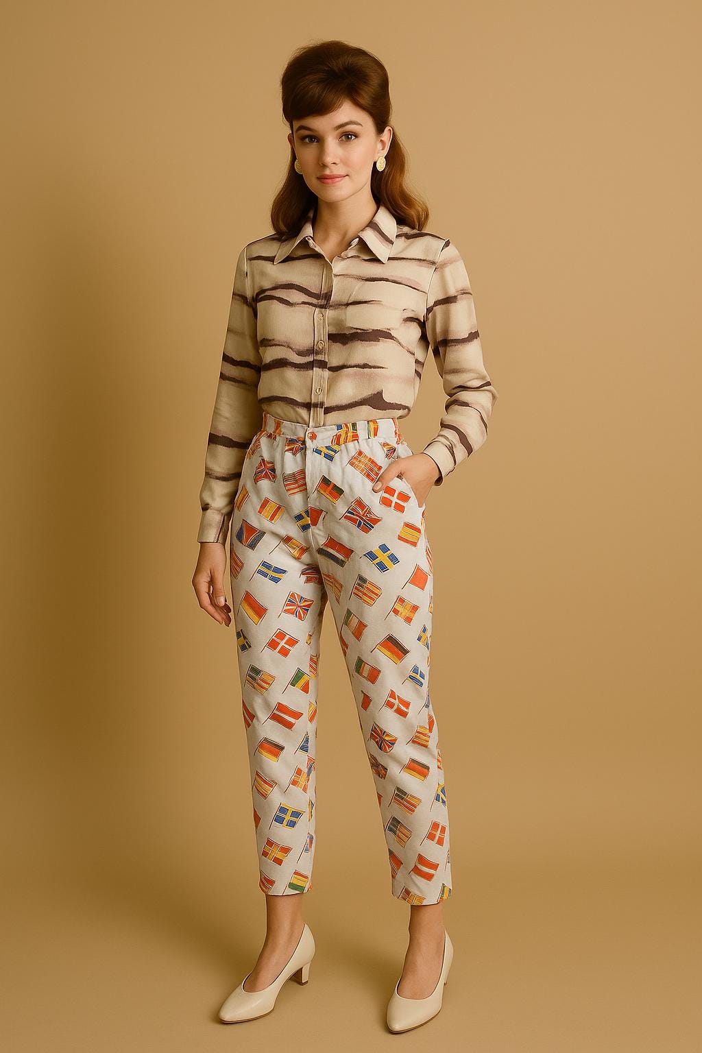 Moschino Cheap and Chic 90s Abstract Pattern Shirt - Etsy