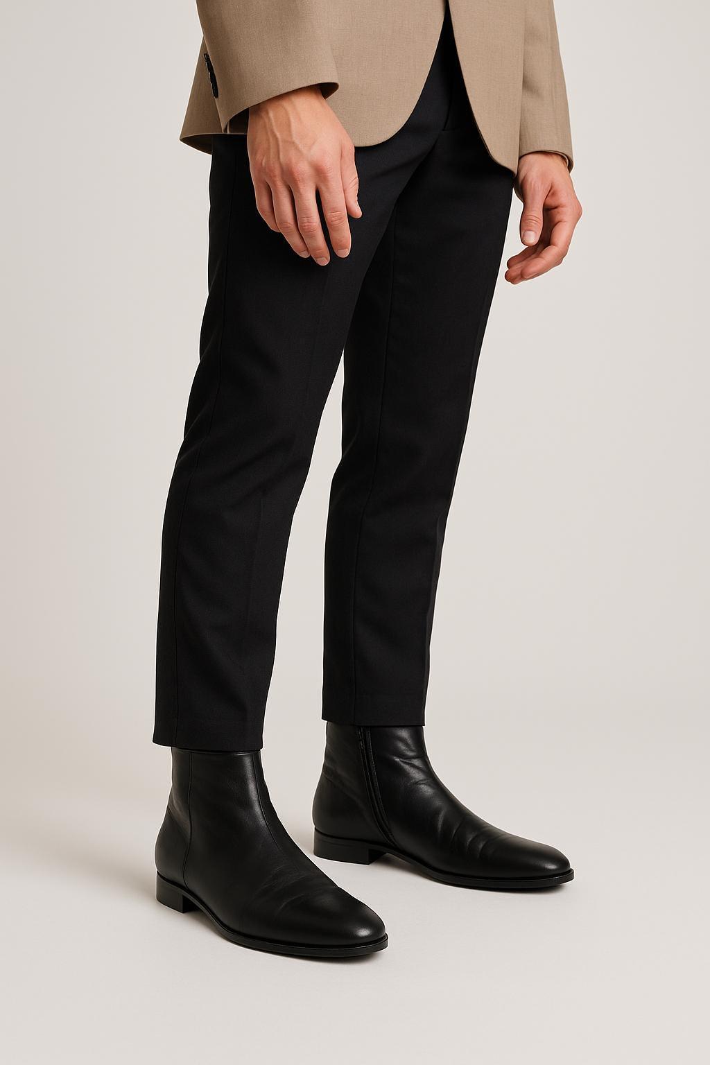 Bottes Hautes En Cuir Bally Marron - Taille UK4/EU37/US6.5, Fermeture Zippée, Talon Milieu, Occasion