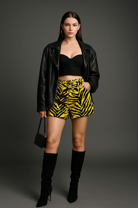 MOSCHINO ドット柄ショートパンツ IT 38 Moschino Shorts Vintage, Cheap and Chic Pebbles Silk Shorts