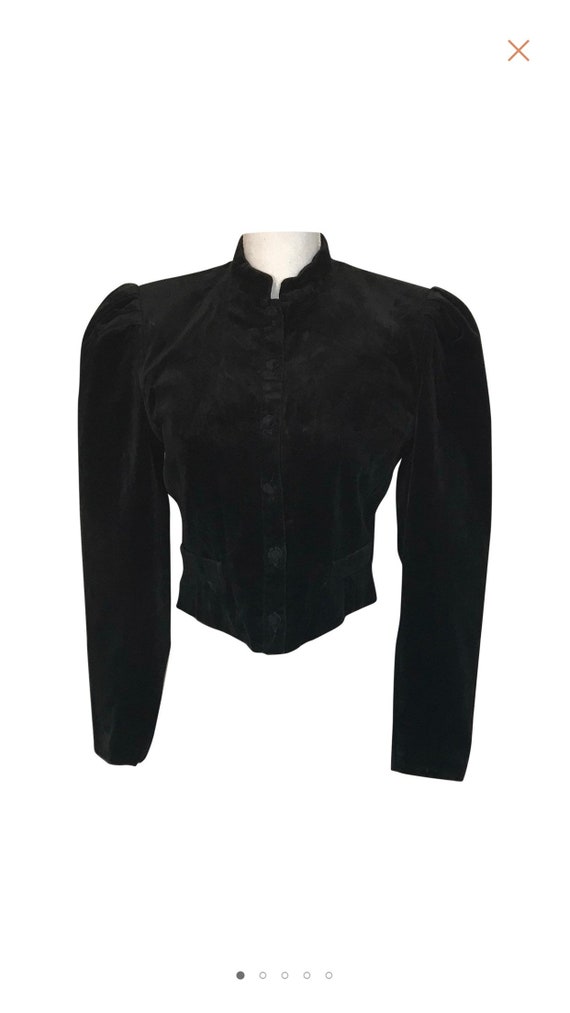 Vintage. 1970 Cacharel Paris velvet blazer