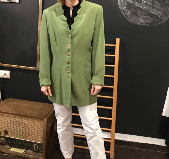 Olive green blazer